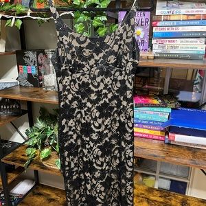 Abs collection black lace dress